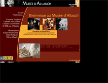 Tablet Screenshot of musee.allauch.com